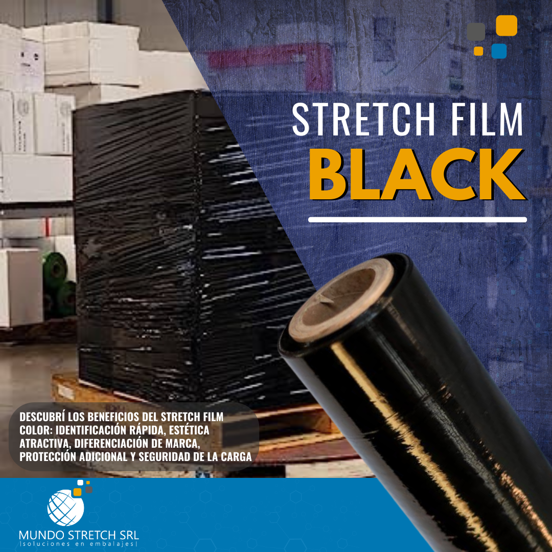 Film Stretch Manual Color (Negro, Rojo, Azul, Verde)