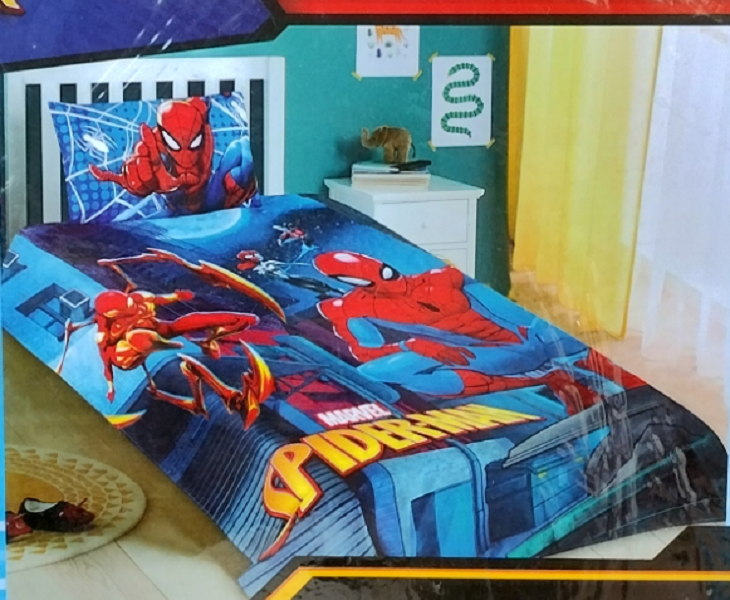 Sabanas Infantiles Marvel Hombre Araña Spiderman 100% Algodón -07-