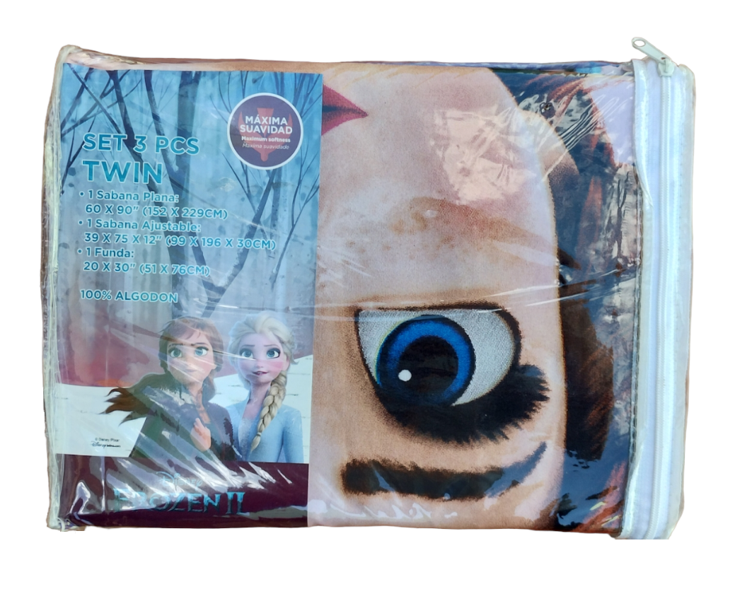 Sabanas Infantiles Disney Frozen 100% Algodón -12-