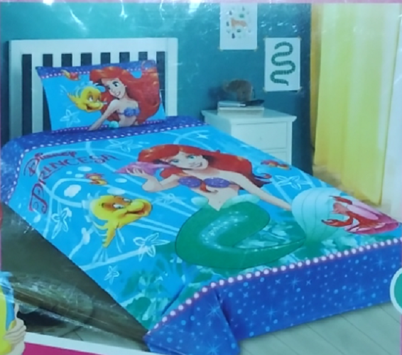 Sabanas Infantiles Disney Ariel La Sirenita 100% Algodón -11-