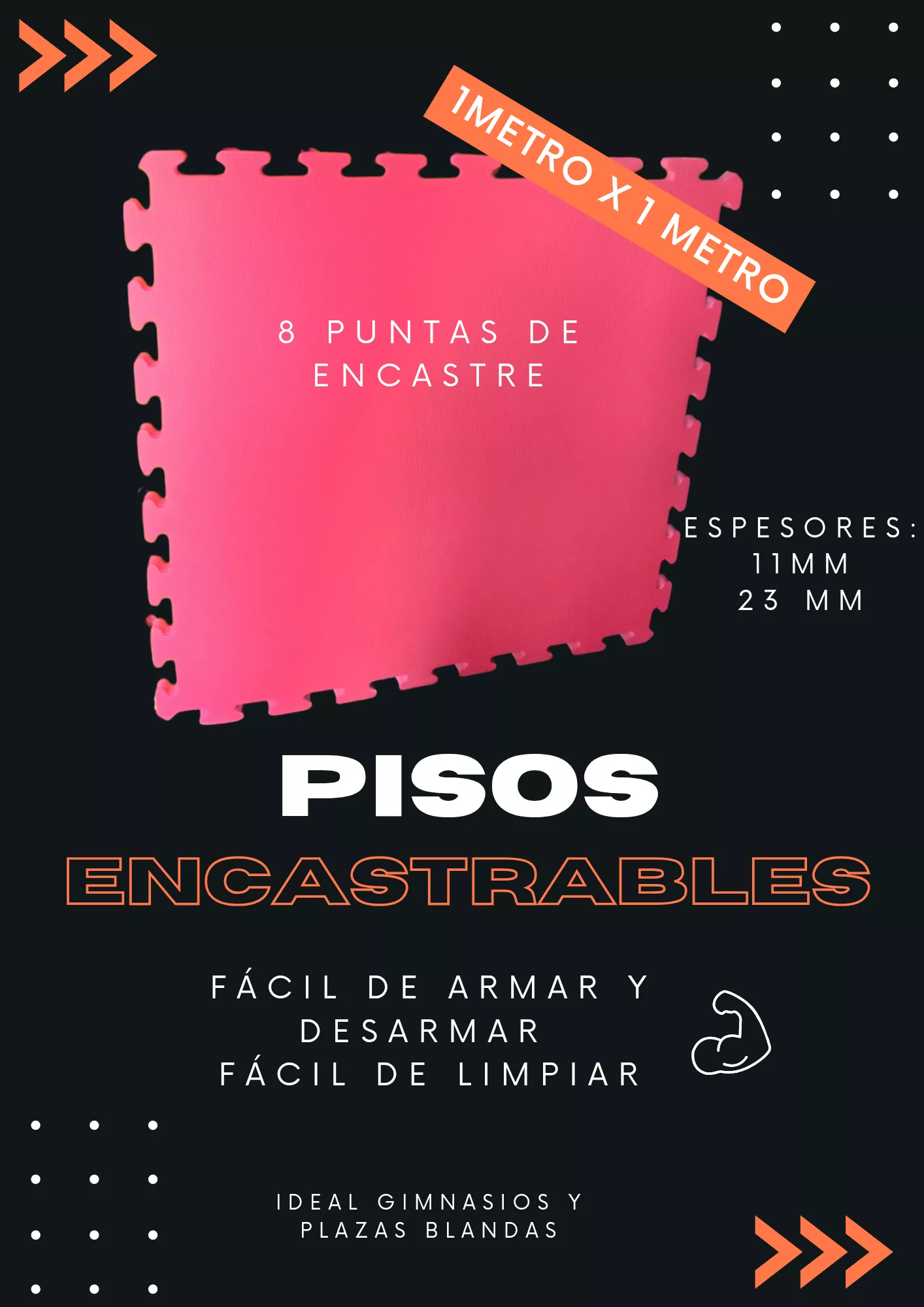 PISOS ENCASTRABLES- GOMA EVA 